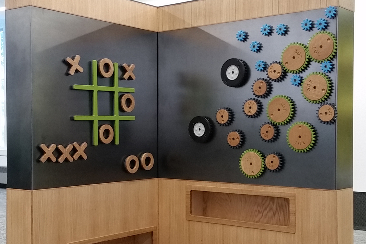 overview of the magnet walls